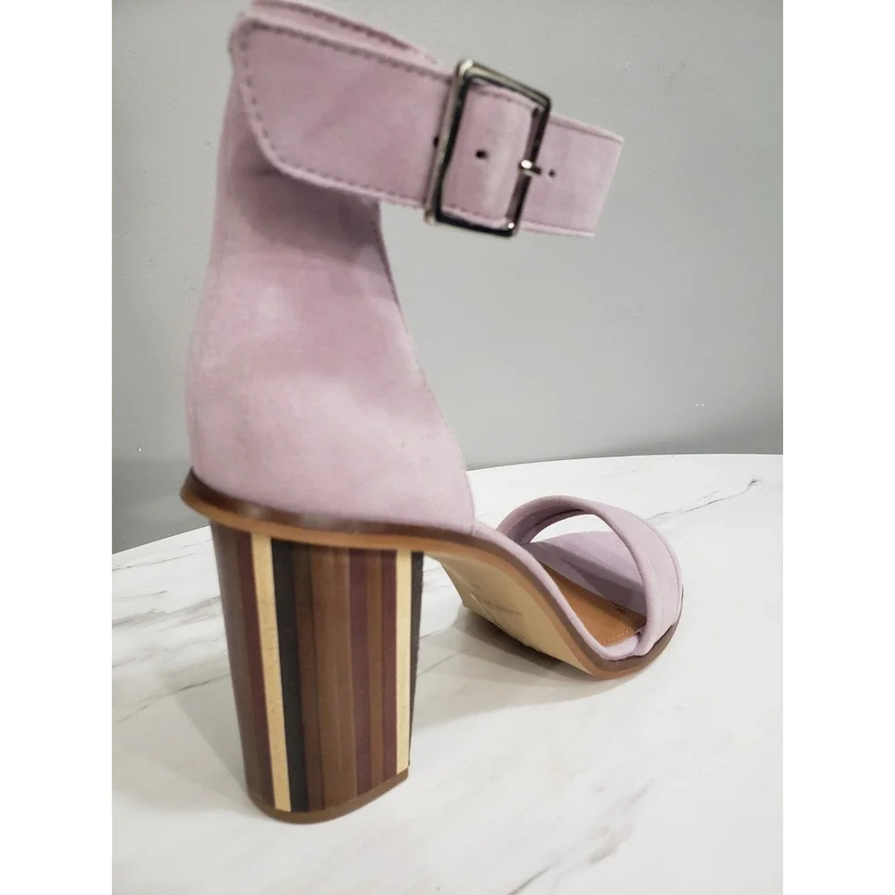 NEW WITH‎ BOX Free People Lavender Suede Serenity Heel SIZE 38.5 / 8.5